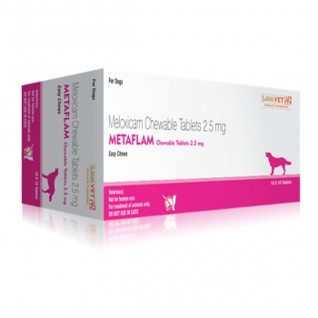 METAFLAM CHEWABLE TABLETS - 2.5MG